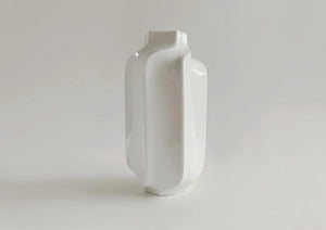 Modernist Rare Tall White Hexagon  Porcelain Vase- Heinrich 60s
