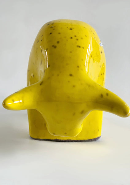 Mid- Century Yellow Ceramic Bull - 60s Otto Keramiek