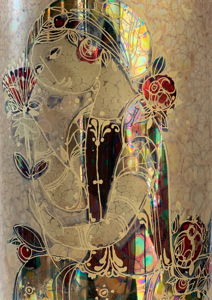 RARE XL Bjorn Wiinblad Scheherazade Vase - Bjørn Wiinblad 1970s Rosenthal Studio Linie
