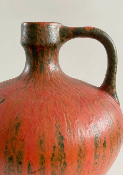 Ruscha Keramik Model 340 Lava Pitcher | 1970s German Ceramic
