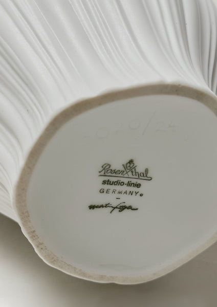 Large White ‘Elegra’ Bisque Vase – Martin Freyer for Rosenthal 1968