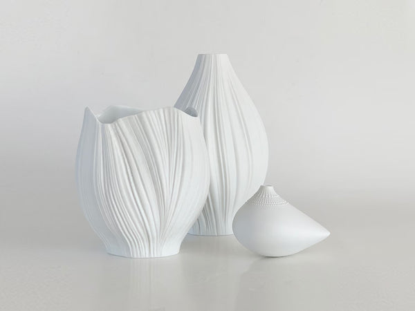 Large White ‘Elegra’ Bisque Vase – Martin Freyer for Rosenthal 1968