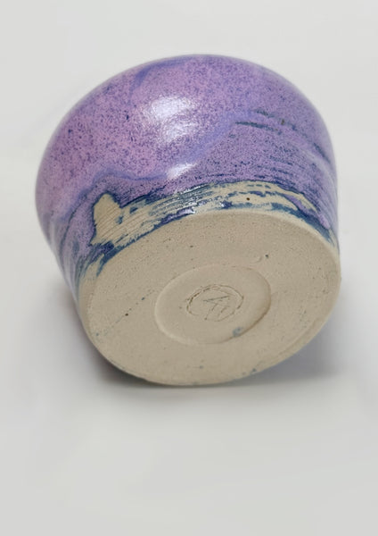 One of a Kind Handmade Ceramic Vase – Lilac & Purple | Studio de la Fosse