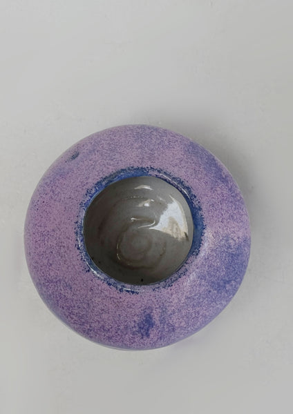 One of a Kind Handmade Ceramic Vase – Lilac & Purple | Studio de la Fosse