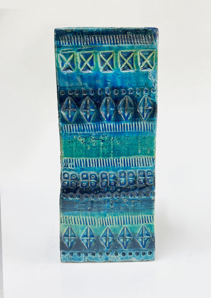 Bitossi Rimini Blu Vase – Aldo Londi, 1960s Italian Stoneware