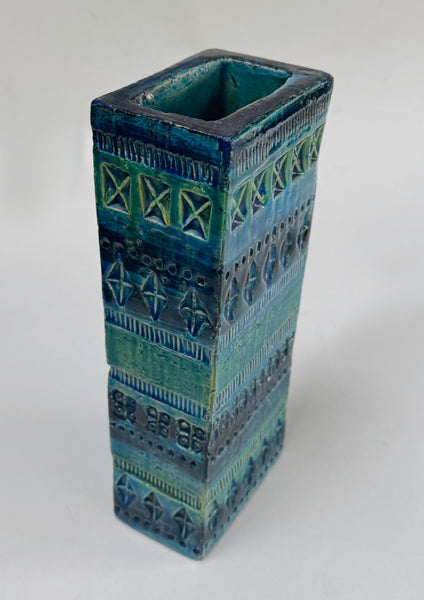 Bitossi Rimini Blu Vase – Aldo Londi, 1960s Italian Stoneware