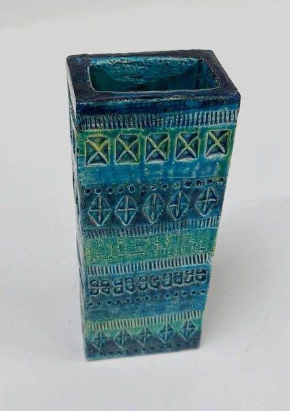 Bitossi Rimini Blu Vase – Aldo Londi, 1960s Italian Stoneware
