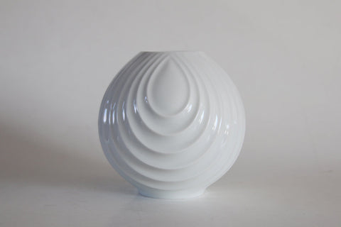 Modernist Porcelain Architectural Ball Vase  - Scherzer 1960s