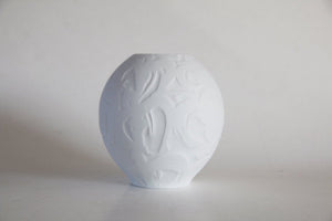 Porcelain Bisque Architectural Ball Vase  - Hutschenreuther 1960s