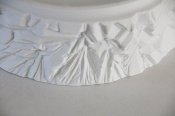 Modernist White Bisque Porcelain Op Art  "Rock" Bowl - Schumann Arzberg 60s