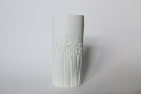 Modernist Rare White Bisque Oval Wirkkala Vase -  Rosenthal Studio Linie 1960s