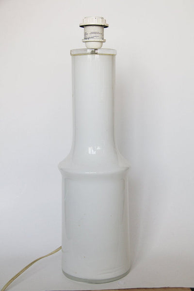 Modernist German Rare XL White Glass Floor Lamp -  Doria