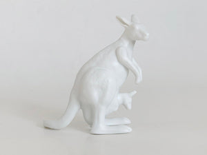 Modernist German  Stylish White Biscue Porcelain Kangaroo - Rosenthal