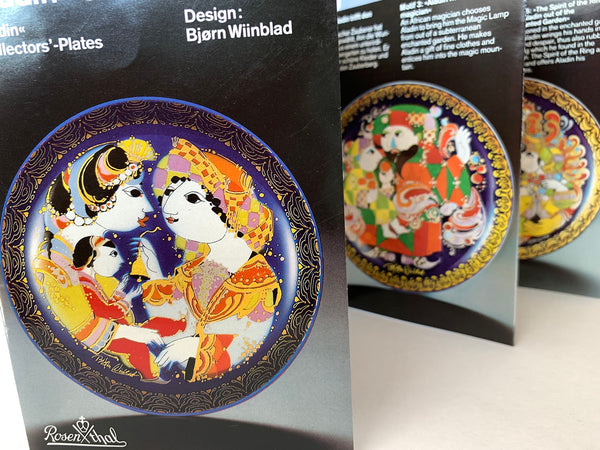 Vintage Wall Plate Aladdin Serie (7) WITH BOX - Bjørn Wiinblad for Rosenthal