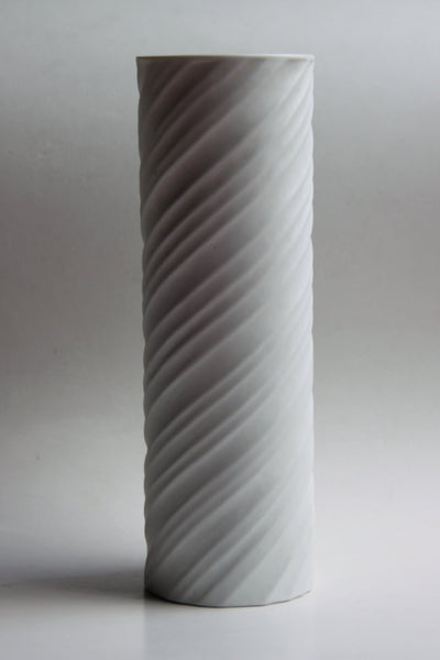 Vintage Tall Spiral Vase - Hutschenreuther Gugel 60s - Rare