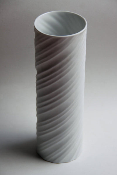 Vintage Tall Spiral Vase - Hutschenreuther Gugel 60s - Rare