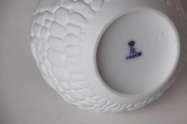 Mid-Century Porcelain Vase - Cobblestone Motif Kaiser