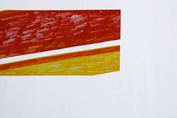 Modernist Italian Lithograph - Piero Dorazio "Embonas " 1976