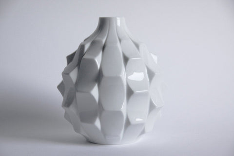 Mid Century Artichoke Vase by Heinrich Fuchs for Hutschenreuther, 1960s
