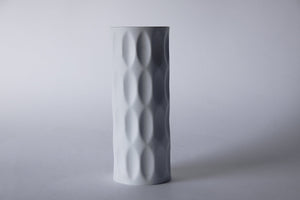 Modernist Bisque Op Art Vase by Heinrich Fuchs - Hutschenreuther 1960s