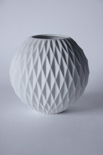 Modernist German Panton Era Space Age Op Art Honeycomb Vase - Thomas 60s