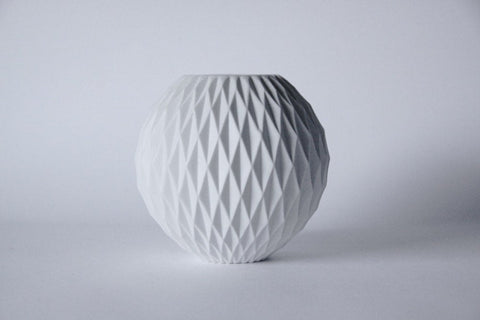 Modernist German Panton Era Space Age Op Art Honeycomb Vase - Thomas 60s