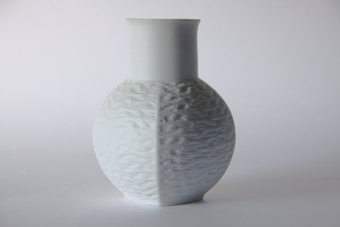 Vintage  German White Porcelain Vase - Jaeger & Co