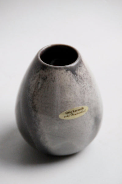 Vintage Grey German Vase - Otto Keramik 60s  (2)