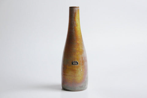 Modernist Dutch Studio Pottery Bottle  Vase - 70s