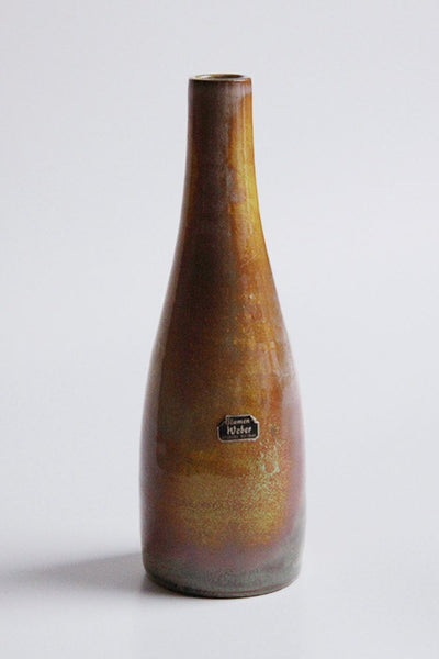 Modernist Dutch Studio Pottery Bottle  Vase - 70s