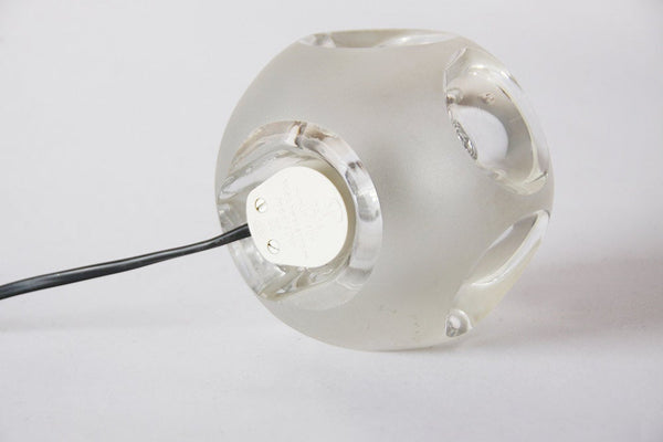 Mid Century German Crystal Glass Table Lamp - Peill & Putzler 70s