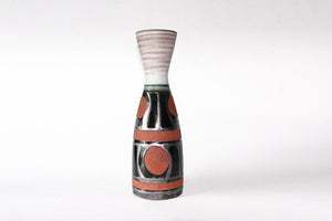 Rare Vintage Tall Red  "Luxuxs" Vase 1219-30 -   Tönnieshof, 1965